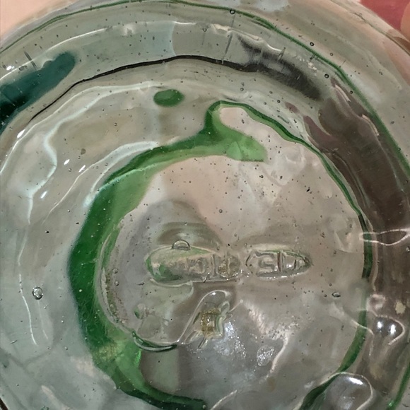 Hand Blown Mexican Bubble Glass - Picture 2 of 5